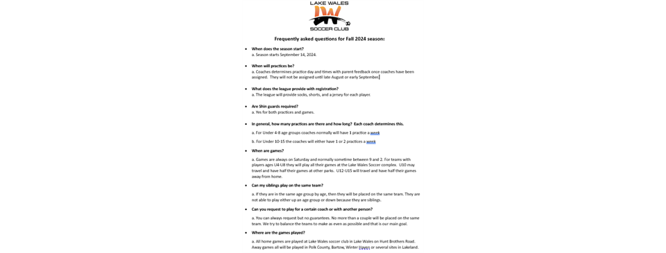 Spring 2025 Frequently Asked Questions